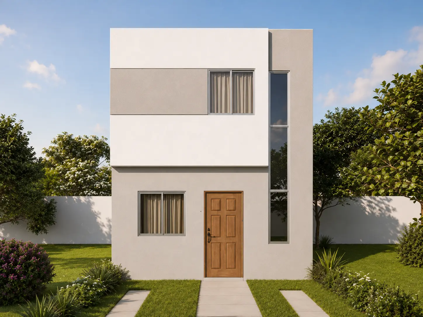 Fachada del modelo Estela